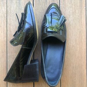 Rebecca Minkoff Black Healed Loafers